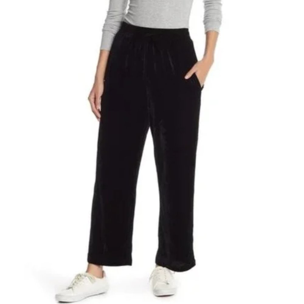 Elodie Elastic Waist Velvet Pants